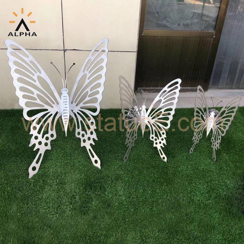 Modern butterfly sculpture